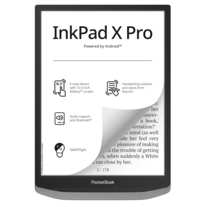 E - note pocketbook inkpad x pro ereader 10.3 pulgadas 32gb gris niebla - misty grey